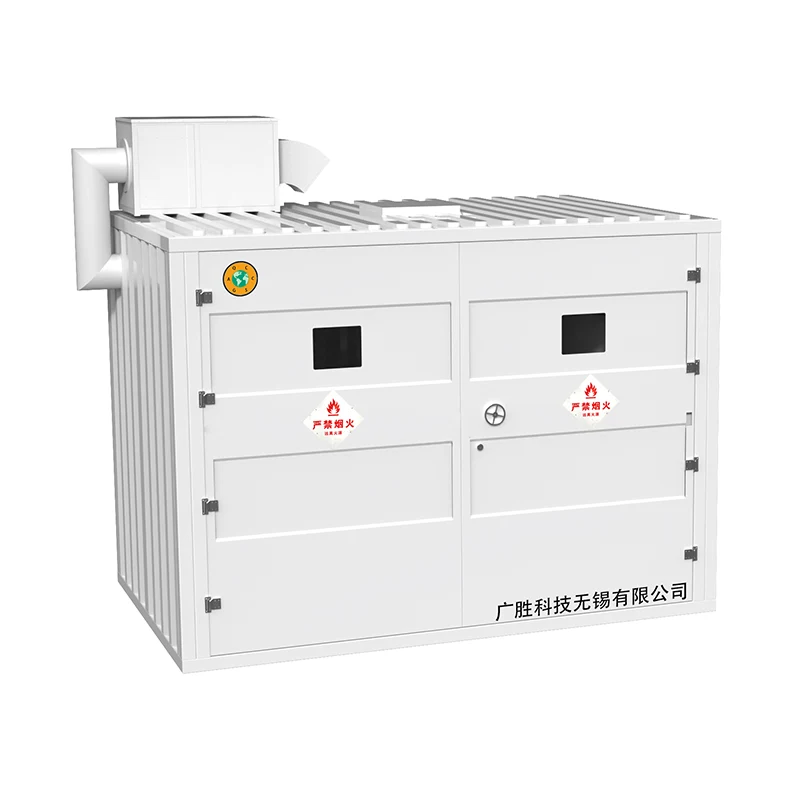 Відкритий вибухозахищений контейнерний склад стелажного типу